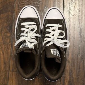 Converse Brown and White Women's Low Top Sneakers